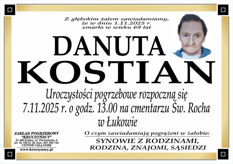 Danuta  Kostian