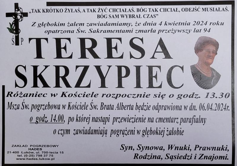 Teresa  Skrzypiec