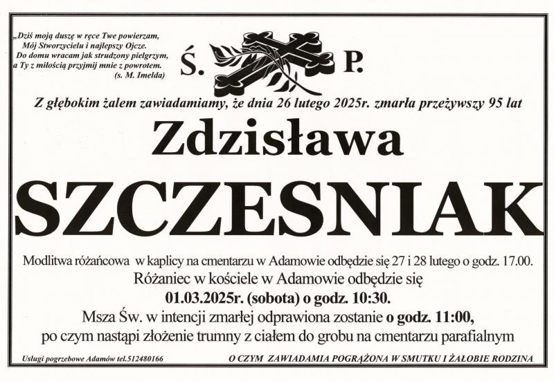 Zdzisława Szczesniak