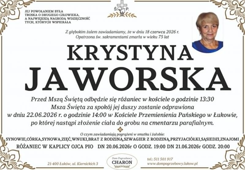 Krystyna  Jaworska