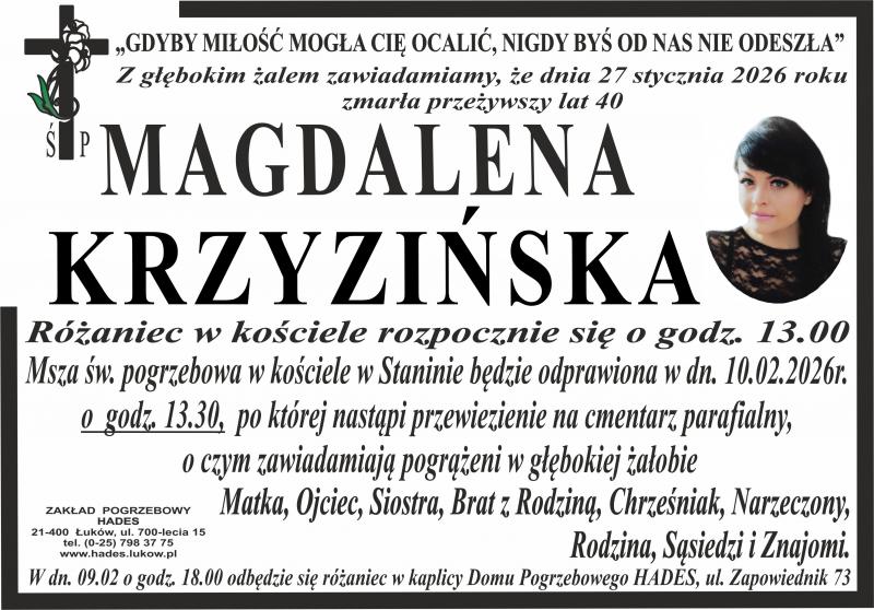 Magdalena  Krzyzińska 