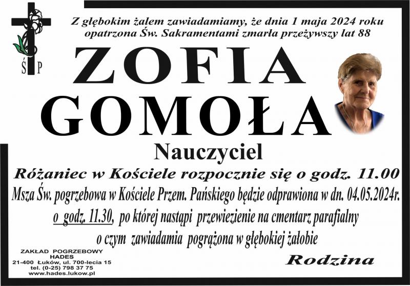 Zofia  Gomoła