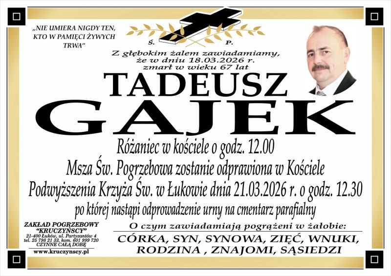 Tadeusz  Gajek
