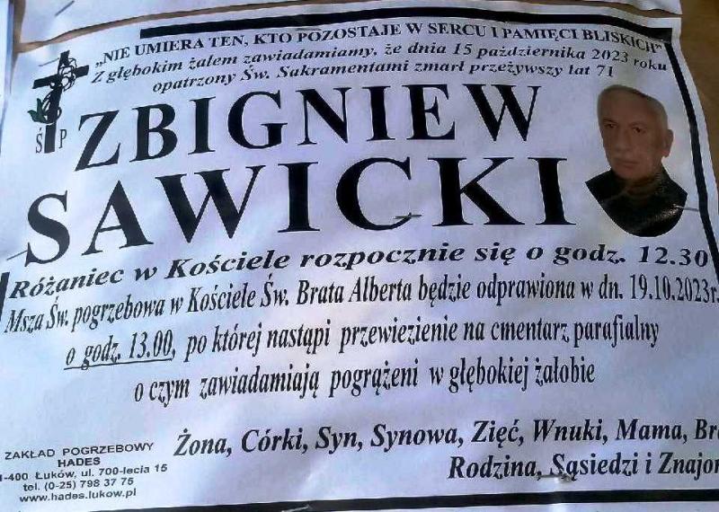 ZBIGNIEW SAWICKI