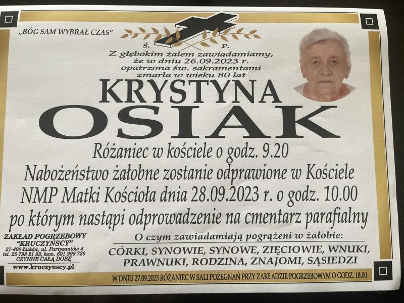 Krystyna Osiak