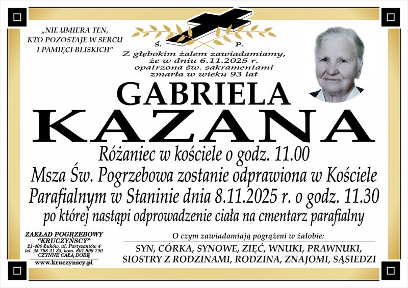 Gabriela  Kazana