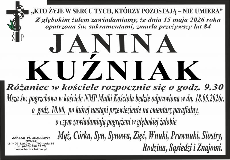 Janina  Kuźniak