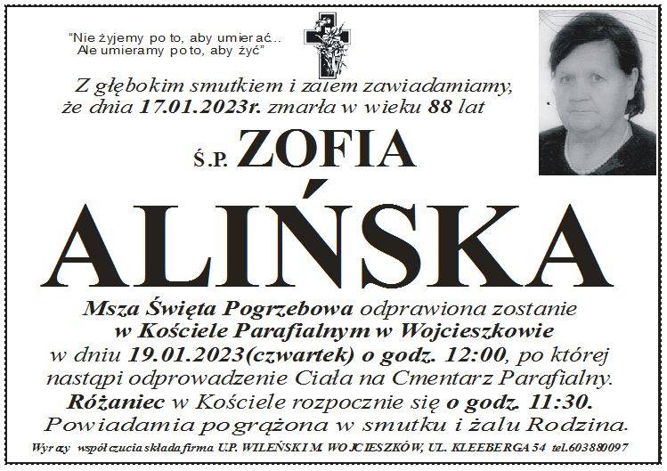 Zofia  Alińska