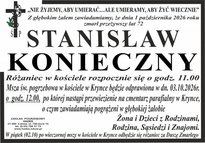 Stanisław  Konieczny 