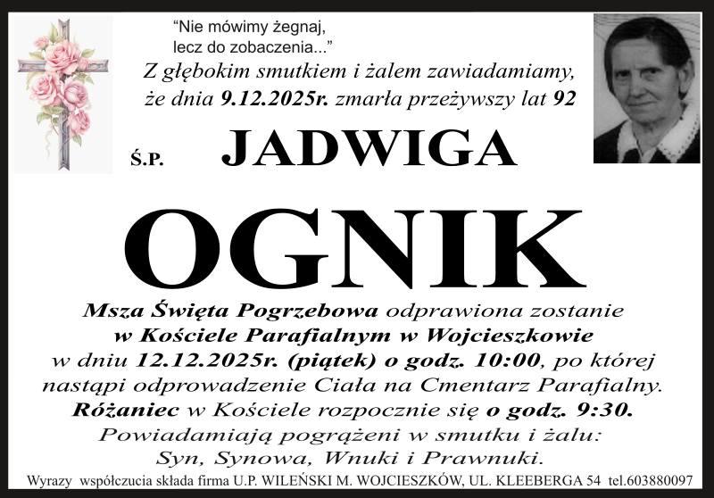 Jadwiga  Ognik