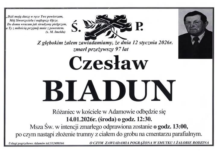 Czesław  Biadun