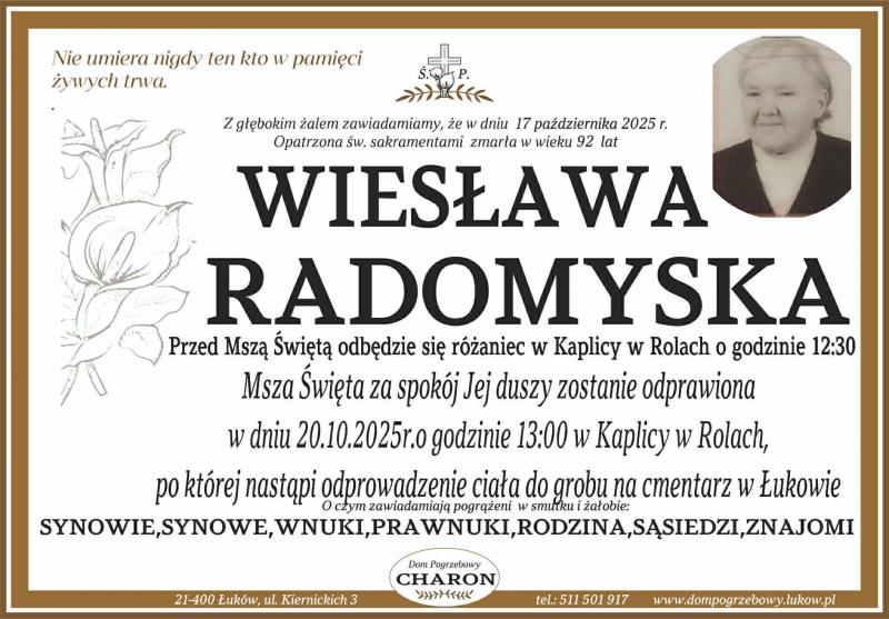 Wiesława Radomyska