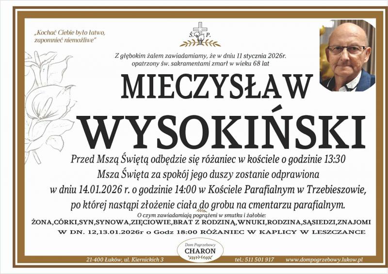 Mieczysław  Wysokiński  