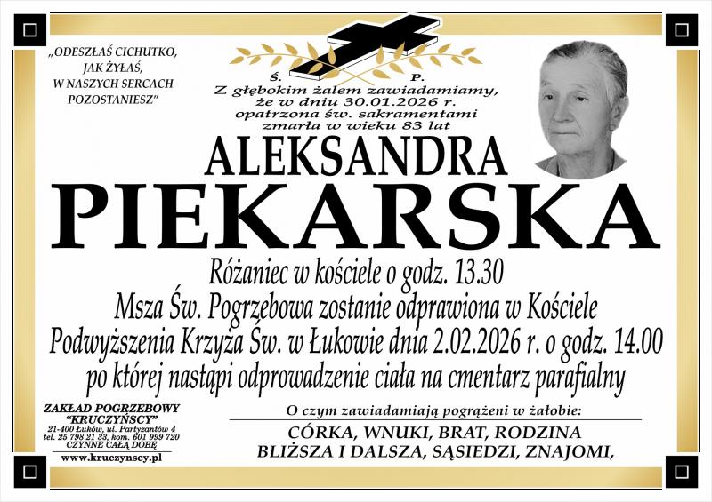 Aleksandra  Piekarska 