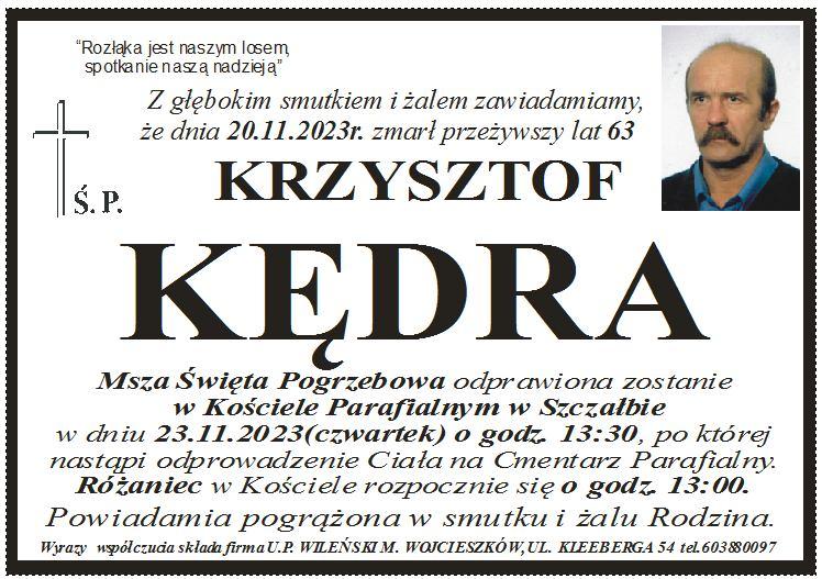 Krzysztof  Kędra 
