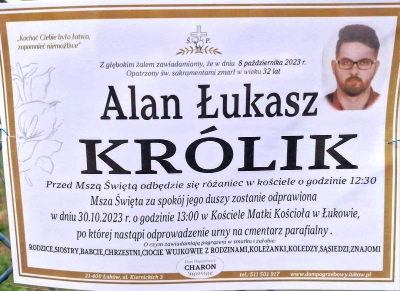 Alan  Łukasz  Królik
