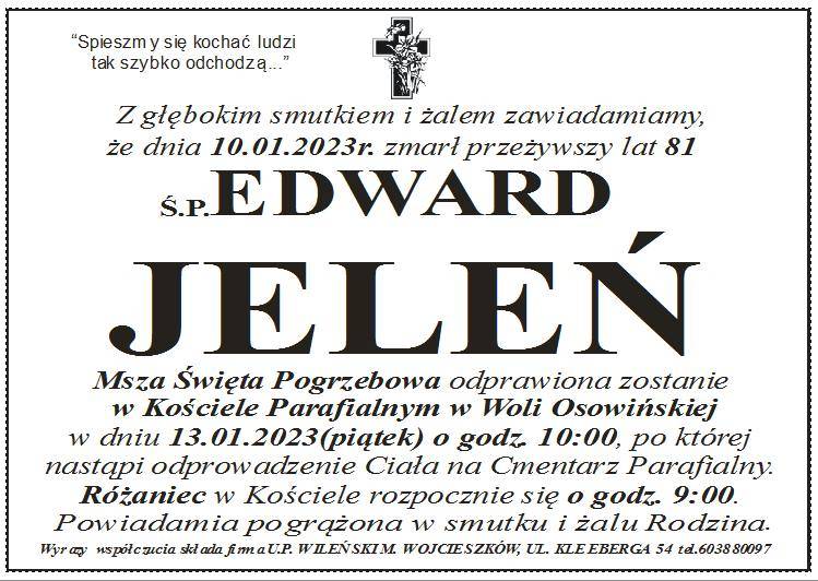 Edward  Jeleń 