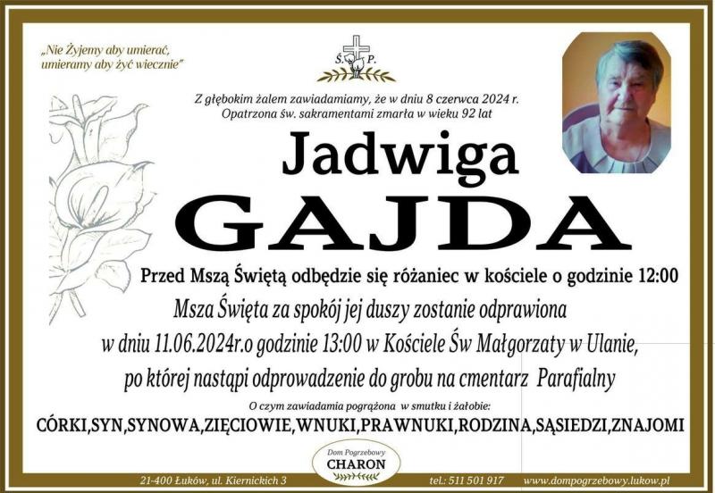 Jadwiga  GAJDA