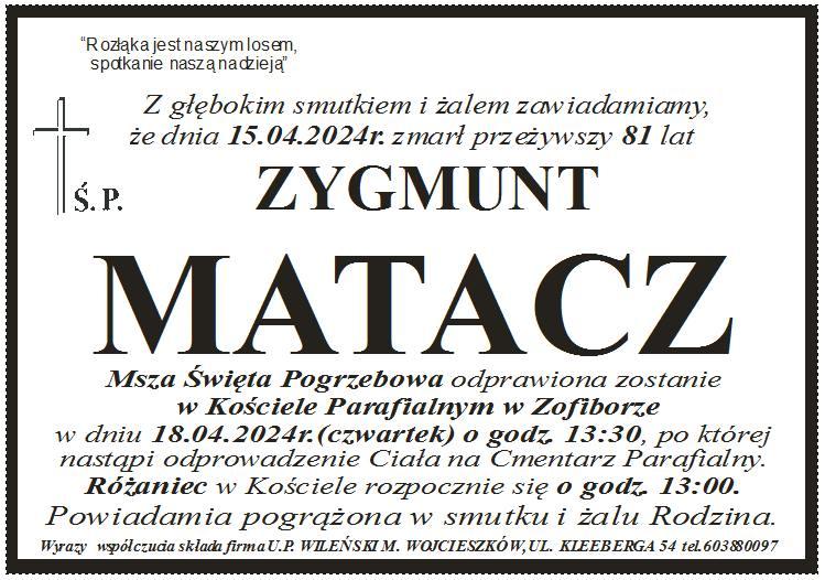 Zygmunt Matacz