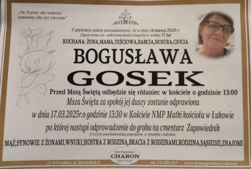 Bogusława  GOSEK