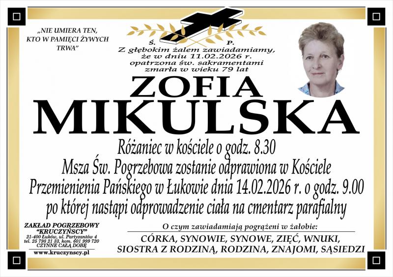 Zofia  Mikulska 