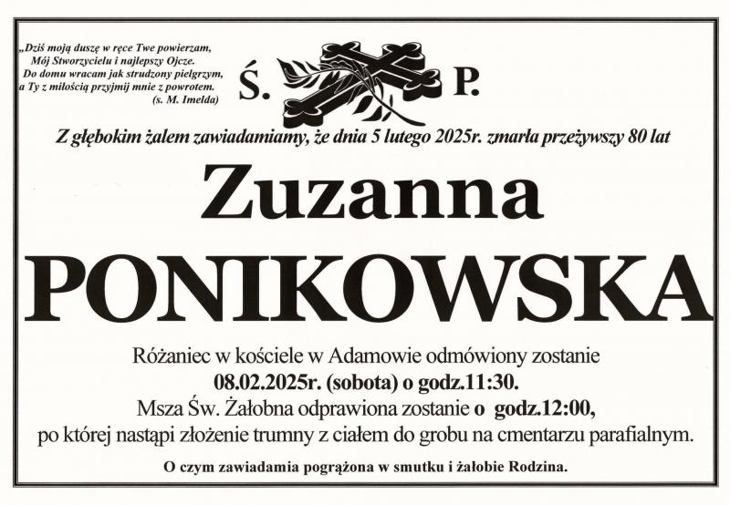 Zuzanna Ponikowska