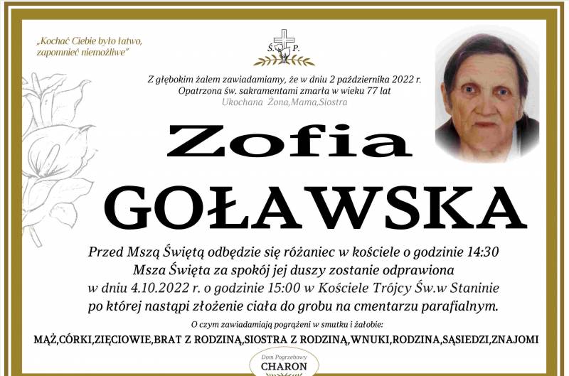 Zofia  Goławska