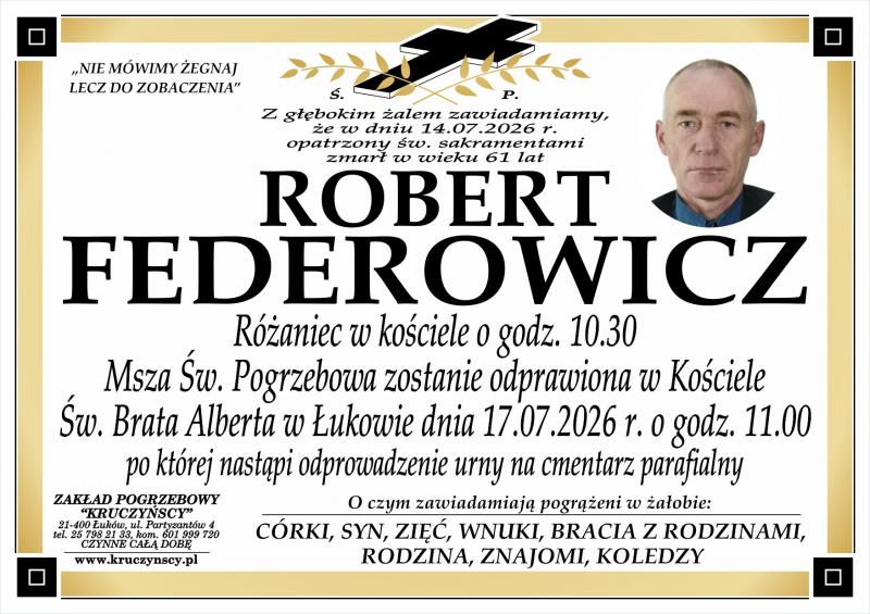 Robert  Fedorowicz
