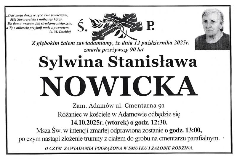 Sylwina Stanisława Nowicka