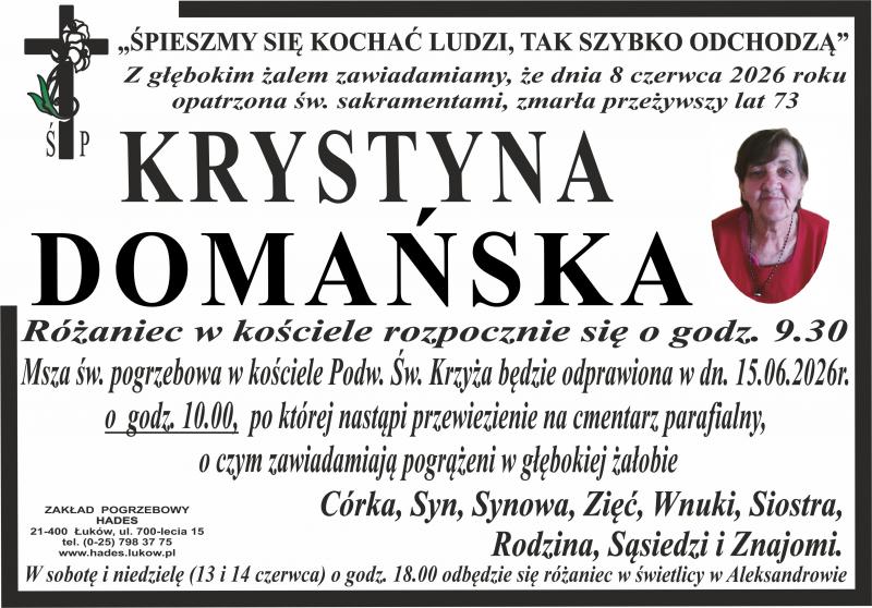 Krystyna  Domańska 