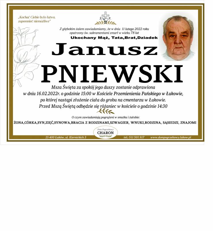 Janusz  PNIEWSKI