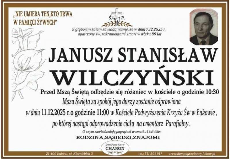 Janusz Stanisław  Wilczyński 