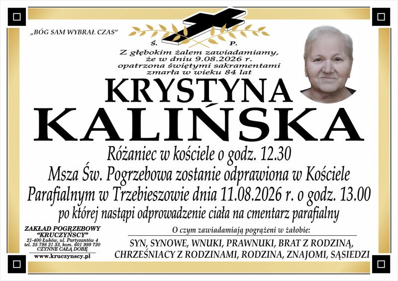Krystyna  Kalińska 