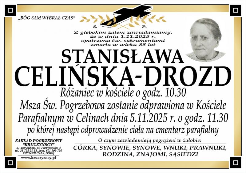 Stanisława  Celińska - Drozd 