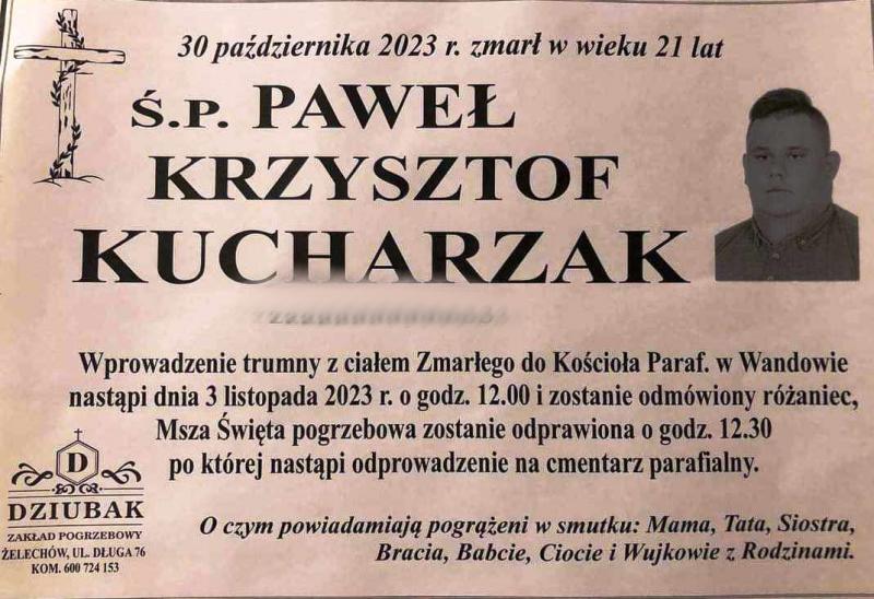 Paweł Krzysztof  Kucharzak 