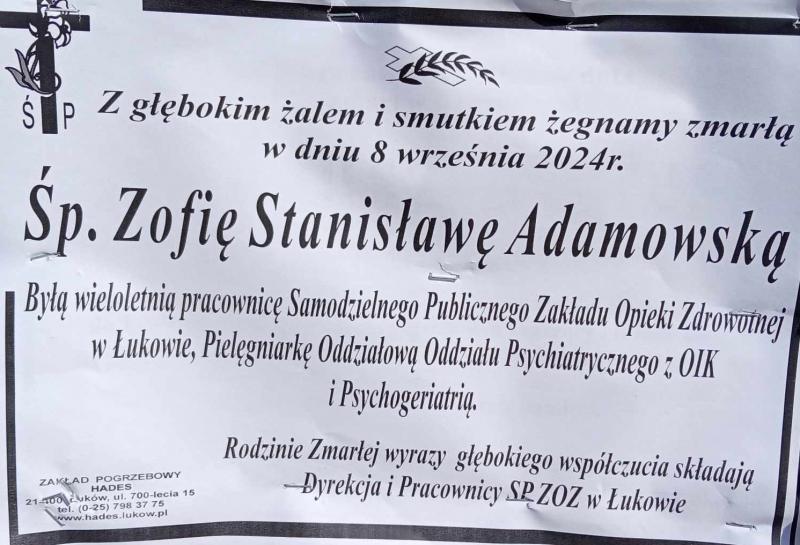 Zofia Stanisława Adamowska