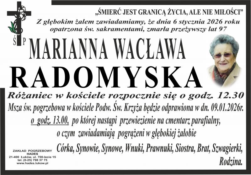 Marianna Wacława   Radomyska 