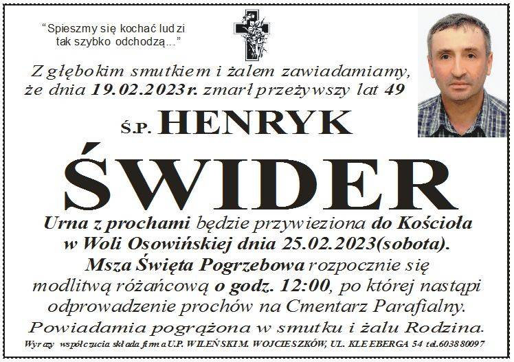 Henryk  Świder