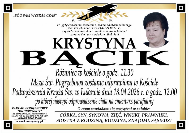 Krystyna Bącik