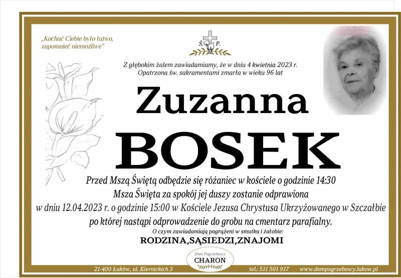 Zuzanna  Bosek
