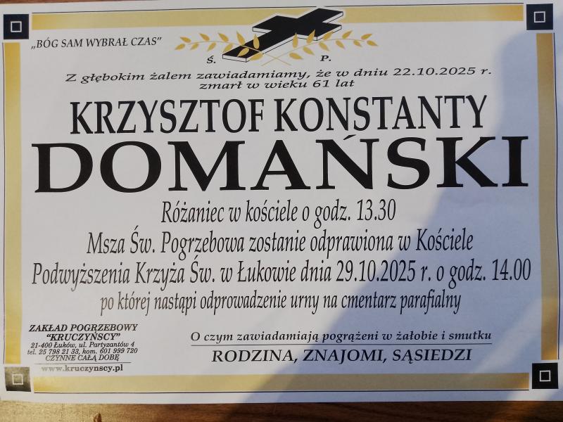 Krzysztof Konstanty Domański