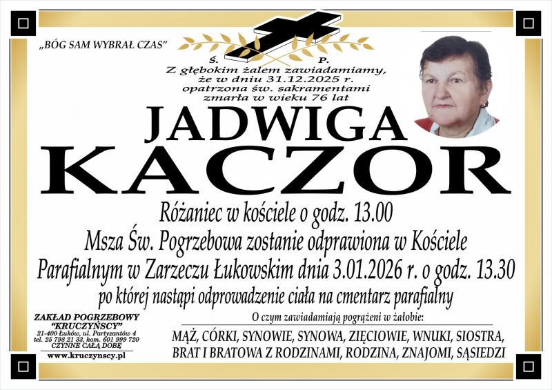 Jadwiga  Kaczor 