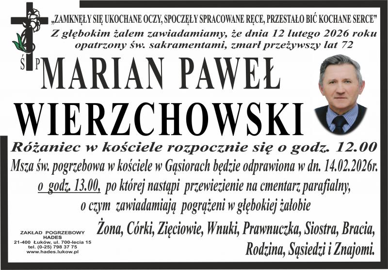 Jan Marian  Wierzchowski 