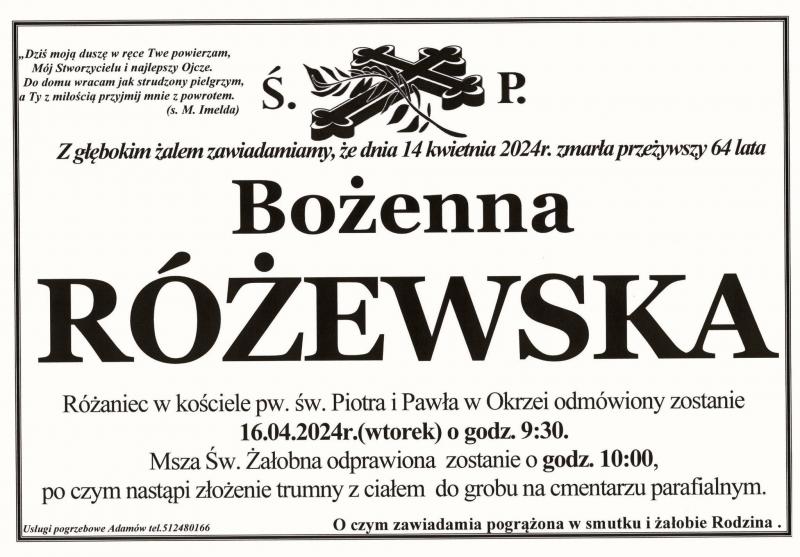 Bożena  Różewska