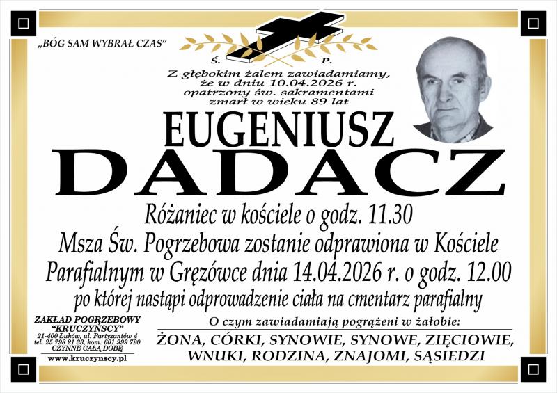 Eugeniusz  Dadacz 