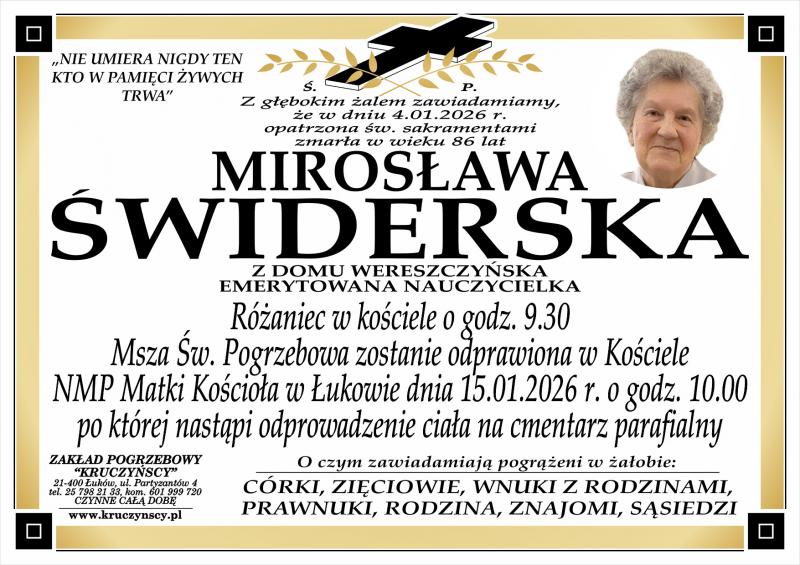 Mirosława  Świderska