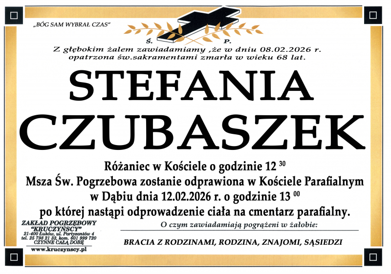 Stefania  Czubaszek 