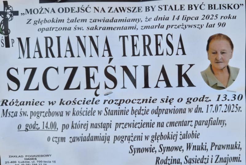 Marianna Teresa Szczęśniak
