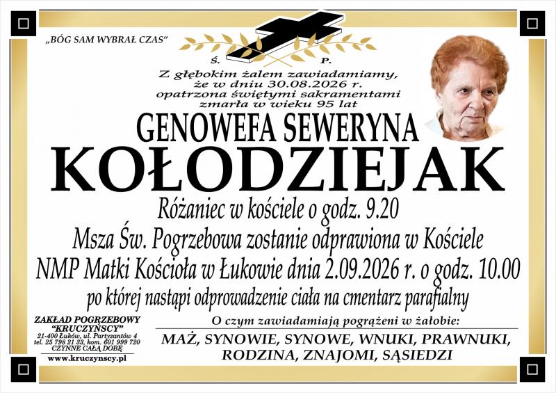 Genowefa Serweryna  Kołodziejak