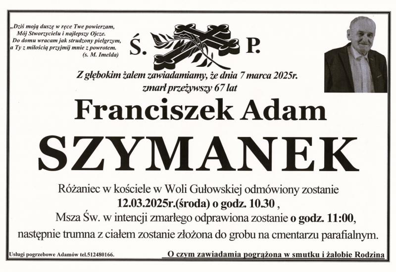 Franciszek Adam Szymanek